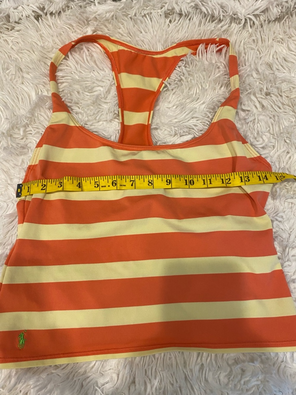 Ralph Lauren Sport Striped 2 Pc Swimsuit Sz 12 - Picture 10 of 13